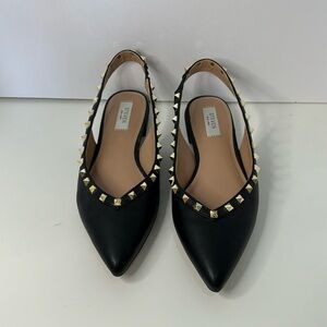 Steven studded slingback flats